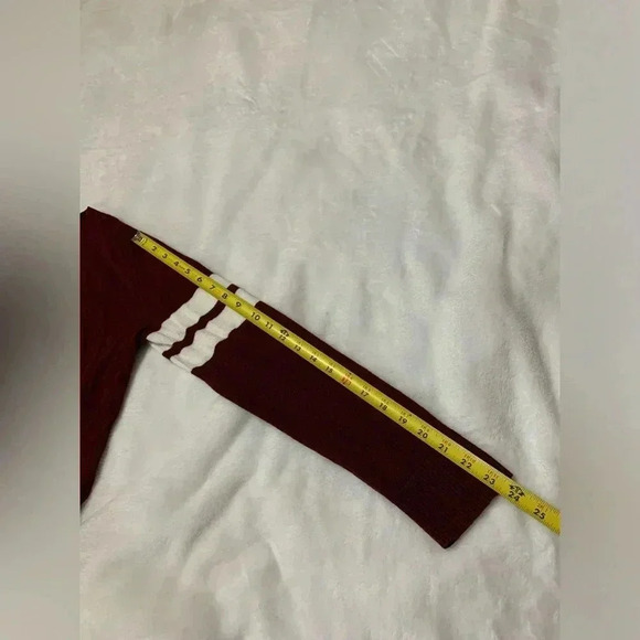 SO Perfect Cardigan Juniors Open Front Long SleeveBurgundy Pockets Casual Size L - Picture 8 of 8